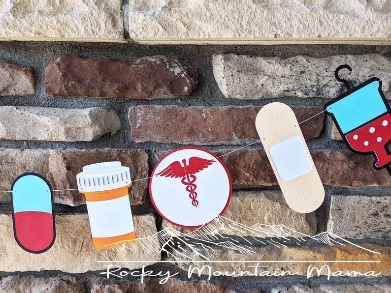 Nursing Garland Medical Supplies Garland Etsy