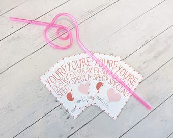 Descarga digital: San Valentín de paja, San Valentín de clase, Krazy Straw