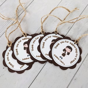 Girl Scout Thank You Tags, Girl Scout Cookie Tags, Girl Scout Cookie Thank You Tags