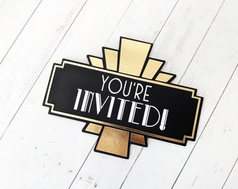 Roaring 20s Birthday Invitation