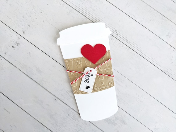 Coffee Gift Card Holder, Valentine Gift Card Holder