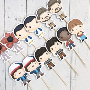 Stranger Things Cupcake Toppers - Set of 12 - Etsy