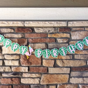 Pineapple Party Banner, Tropical Party Banner, Safari Banner