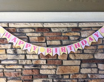 Lemonade Party Banner, Pink Lemonade Party Decor