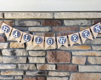 Halloween Banner, Halloween Garland
