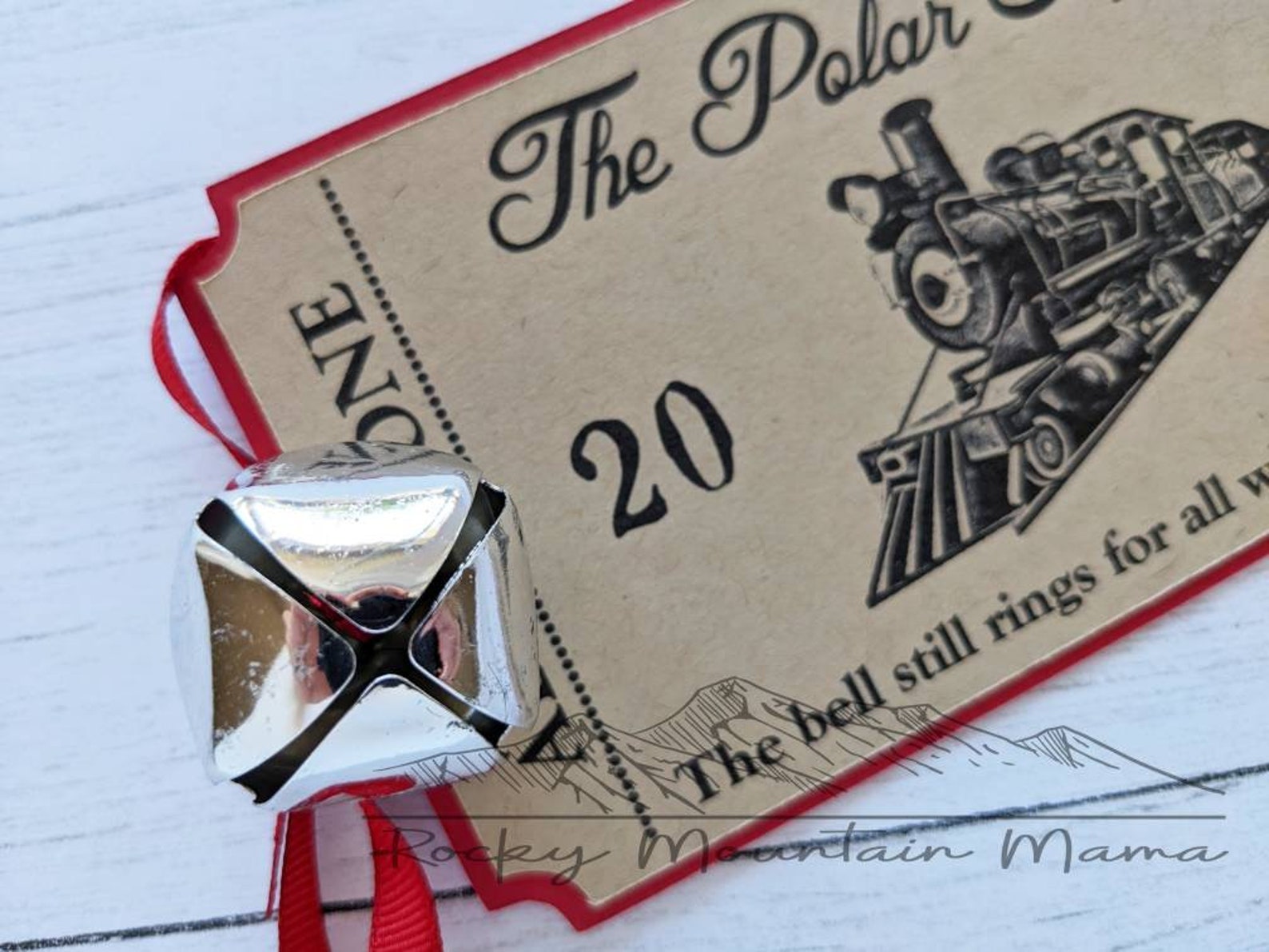 Polar Express Train Ticket 2022 Polar Express Bell and Ticket Etsy