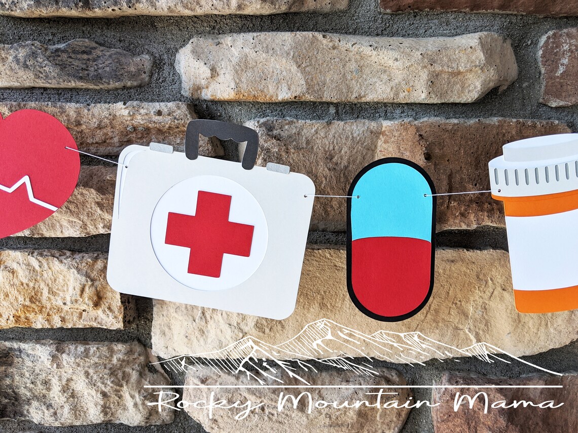 Nursing Garland Medical Supplies Garland Etsy