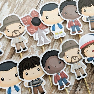 Stranger Things Cupcake Toppers Set of 12 image 4