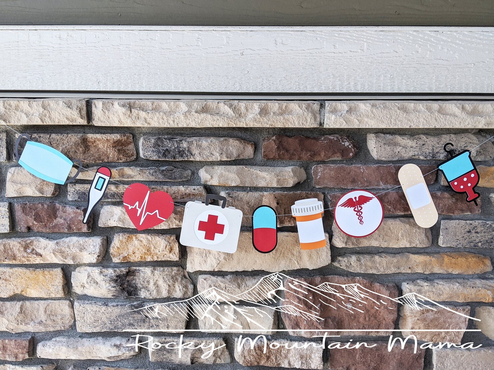 Nursing Garland Medical Supplies Garland Etsy