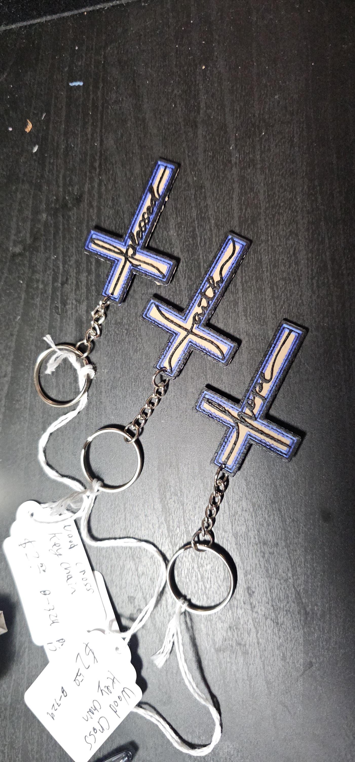 Carry Key Cross Cross Keychain - Etsy