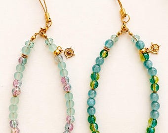 Life Path 5 · Beaded Phone Strap · Numerology · Handmade Cell Phone Jewelry · Phone Charm · Soft or Deep Energy