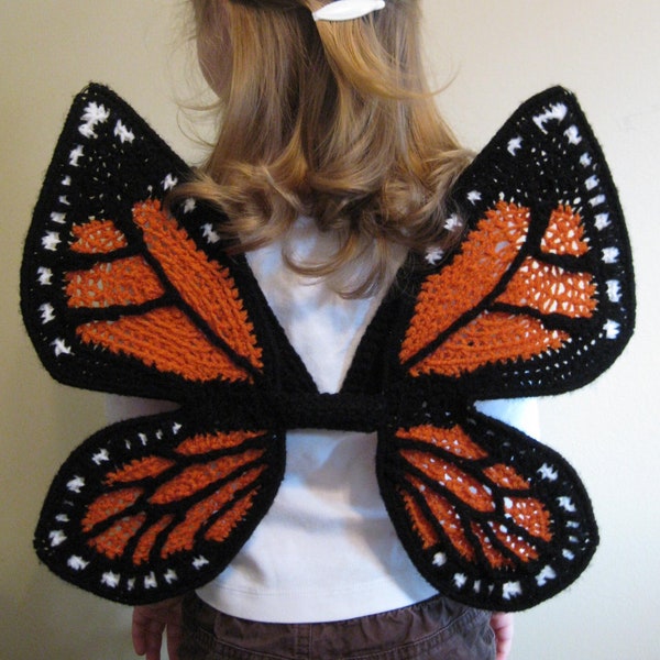 Little Monarch Butterfly Wings PDF Crochet Pattern