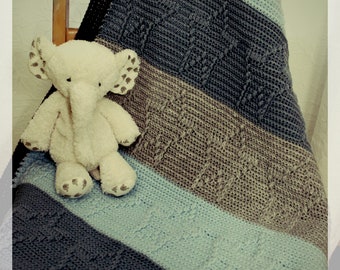 Star Baby Blanket Crochet PDF Pattern
