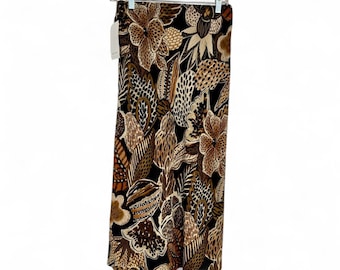 Womens Skirt, Midi Skirt, Business Casual Skirt, Floral Conservative Midi Skirt, Karen Kane Midi Skirt