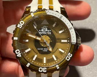 Invicta Subaqua Men’s Watch 44mm Brown Dial Stainless Steel 70034
