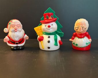 Vintage J.S.N.Y. Christmas Condiment Set