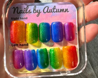 Rainbow gradient sparkle