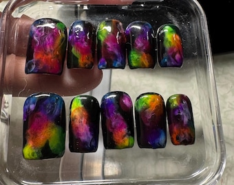 Rainbow smoke effect