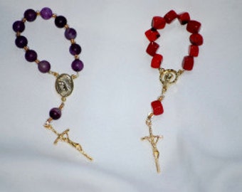 One Decade Rosaries