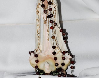 Poppy Jasper 1st Communion Rosary