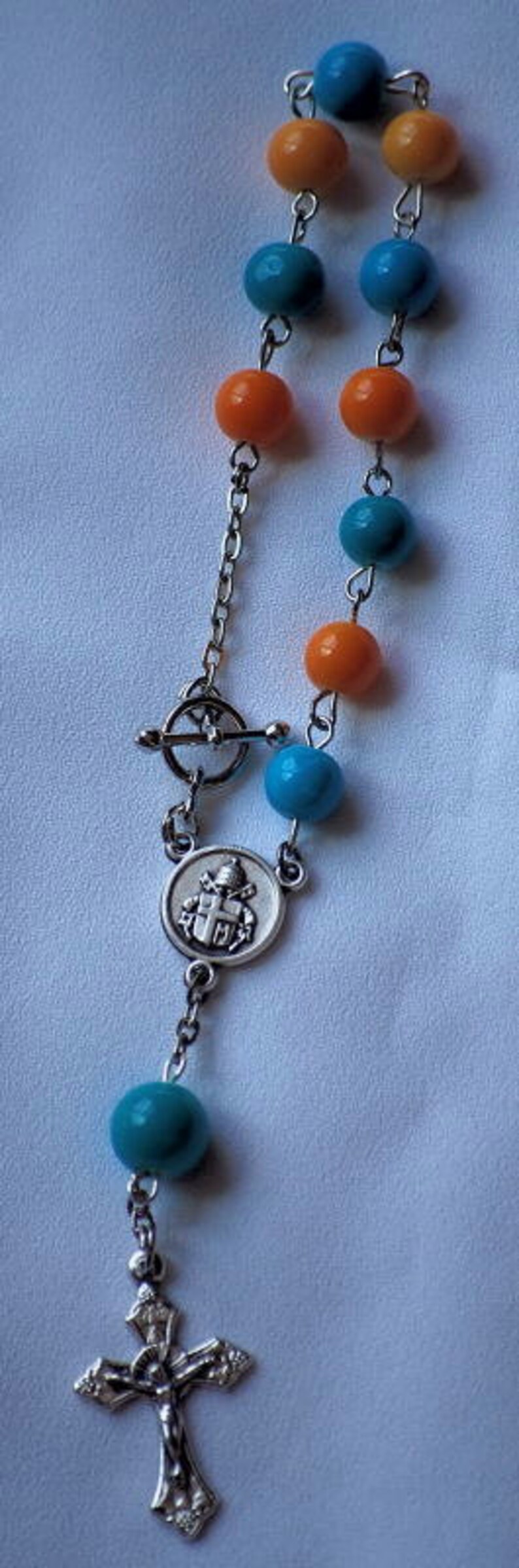 One Decade Bracelet Rosary St. John Paul image 1
