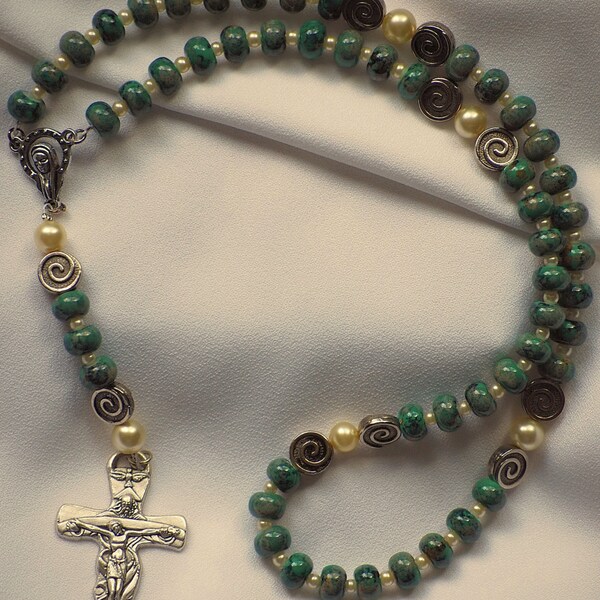 Green Holy Spirit Rosary