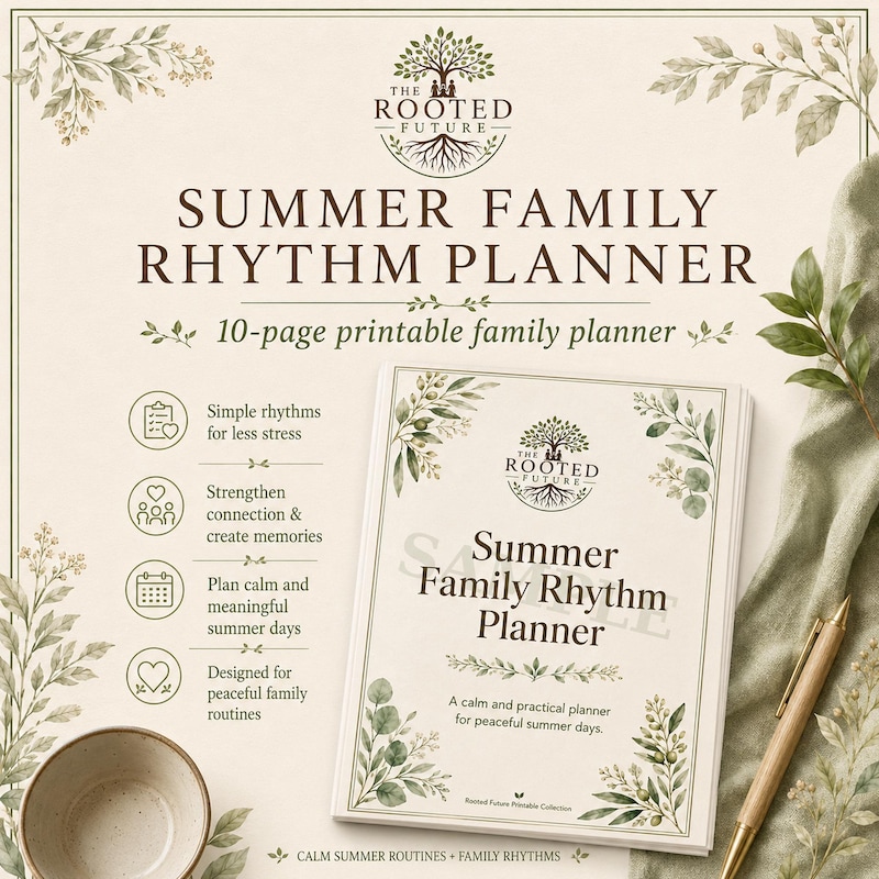 Summer Family Rhythm Planner seller image