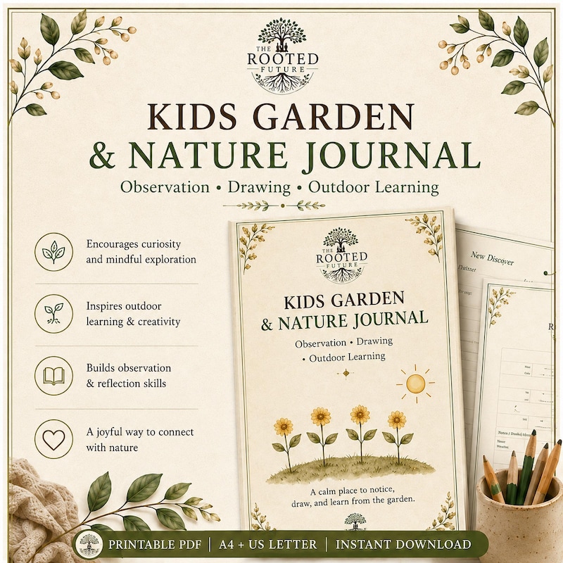 Kids Garden & Nature Journal seller image