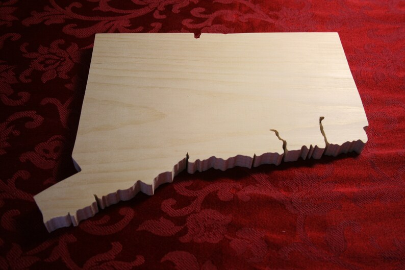 Custom State Cutout 6 10 12 With Border Etsy