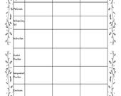 Weekly Lesson Plan Template