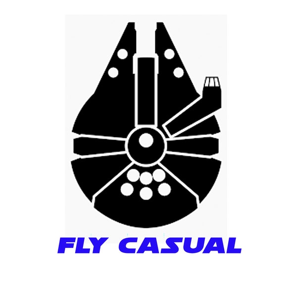 Millennium Falcon Decal Etsy