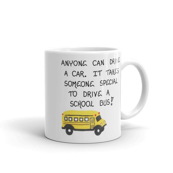 Taza de regalo para conductor de autobús | Etsy México