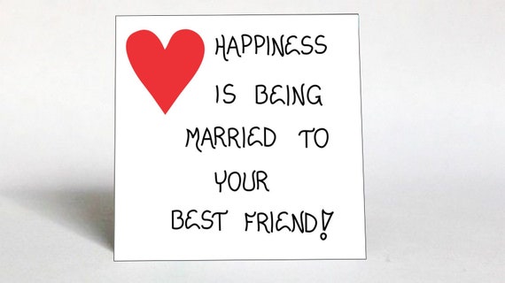 Quote About Marriage Married To Best Friend Beloved Etsy