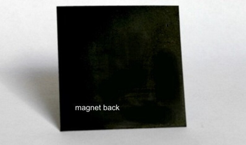 Backing on refrigerator magnet