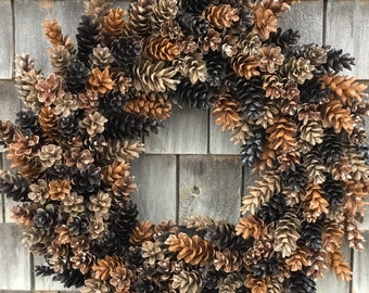 Large Maine Pinecone Lasting wreath