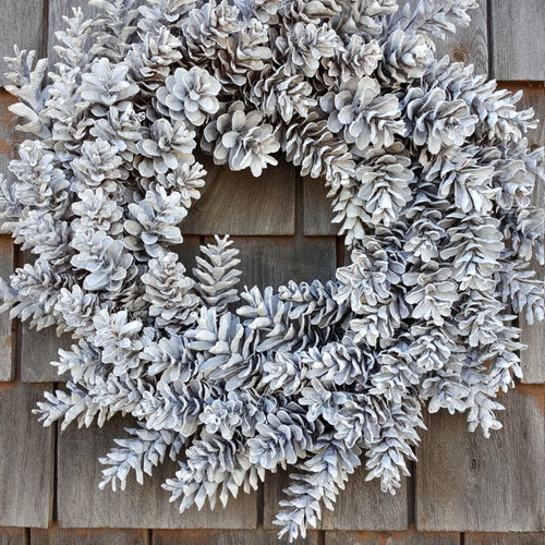 Pinecone Wreath Fresh Large Maine Pinecones Great for Year Etsy