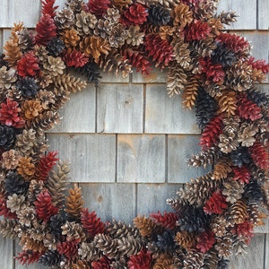 Extra Large Rustic Pinecone Wreath