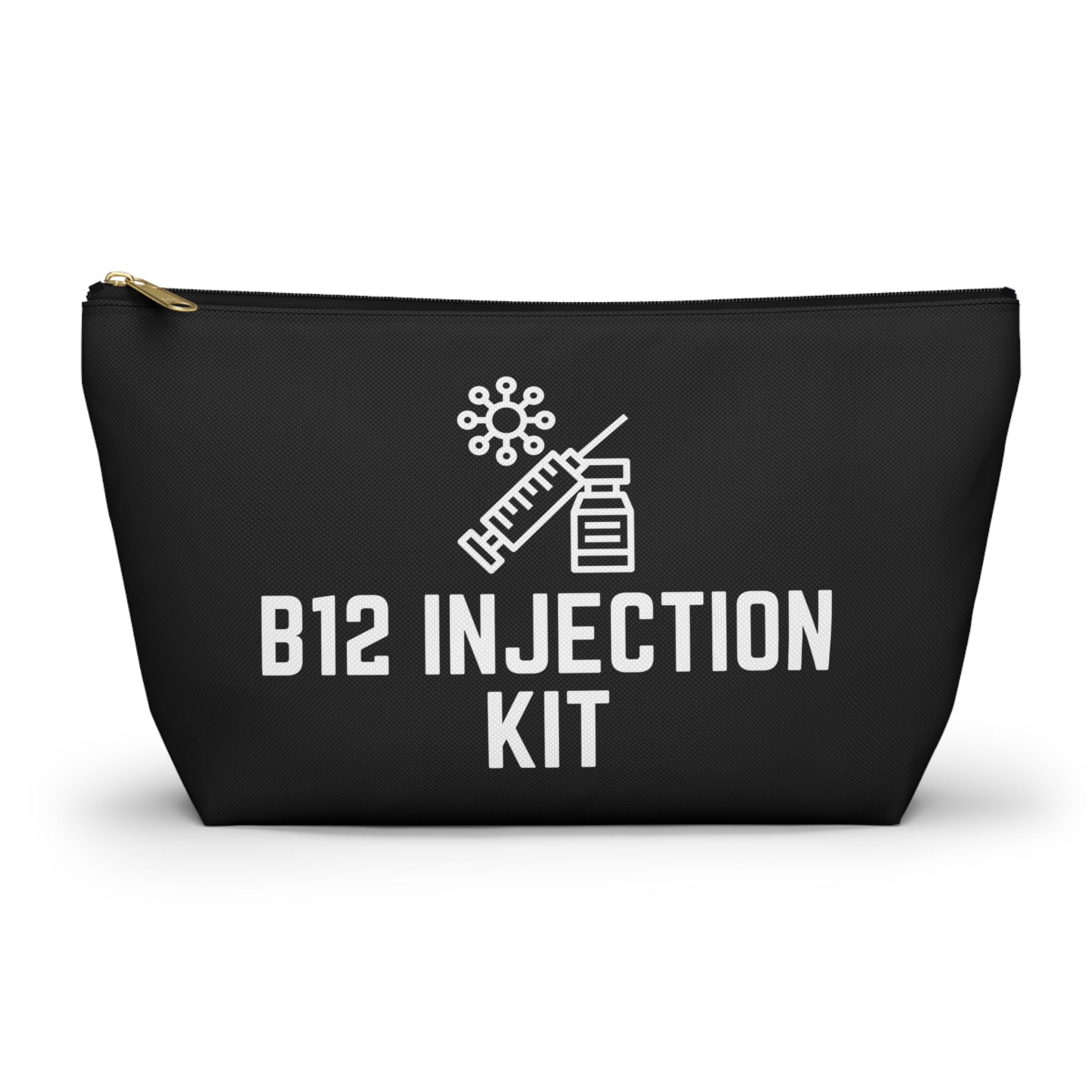 buy b12 injection kit Kit, Personalized Medication Pouch, Vitamin B12 Medical Alert Bag, Travel Injection Supply Pouch pet anemia support