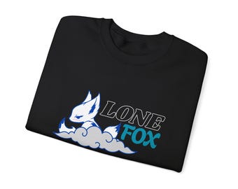 Lone Fox Sweatshirt mit Rundhalsausschnitt