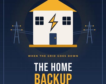 Home Backup Power Handbook PDF | Generator & Battery Guide | Power Outage Prep Printable | Emergency Preparedness eBook | Instant Download