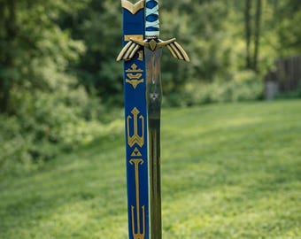 Legend of Zelda Master Sword Replica: roestvrijstalen mes met volledige tang en schede