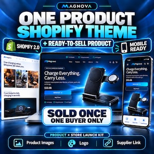 One Product Shopify Theme | Tech Store Template | Dropshipping Theme for Electronics Website | Shopify OS 2.0