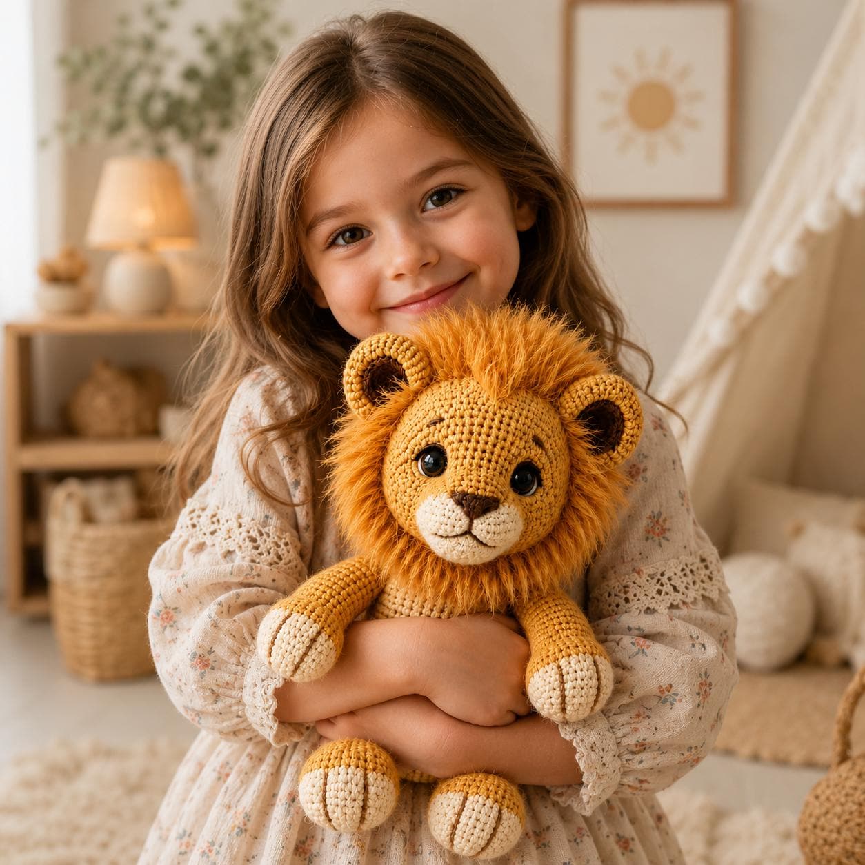 Crochet Lion Amigurumi Pattern, Beginner Safari Animal Toy (PDF ...