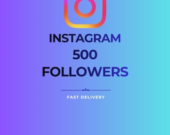 500 Instagram Followers Boost | Social Media Promotion, Creator Growth Fast Delivery