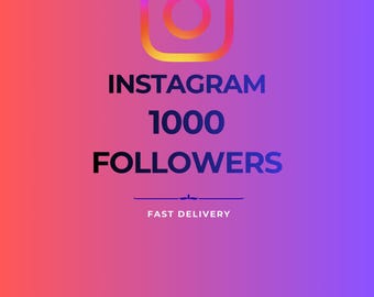 1000 Instagram Followers | Fast IG Growth Service, Social Promotion