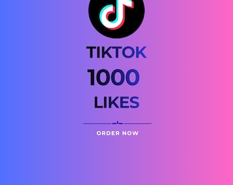 TikTokのいいね！1000件 | エンゲージメントを迅速に向上、ソーシャルメディアプロモーション（サービス）