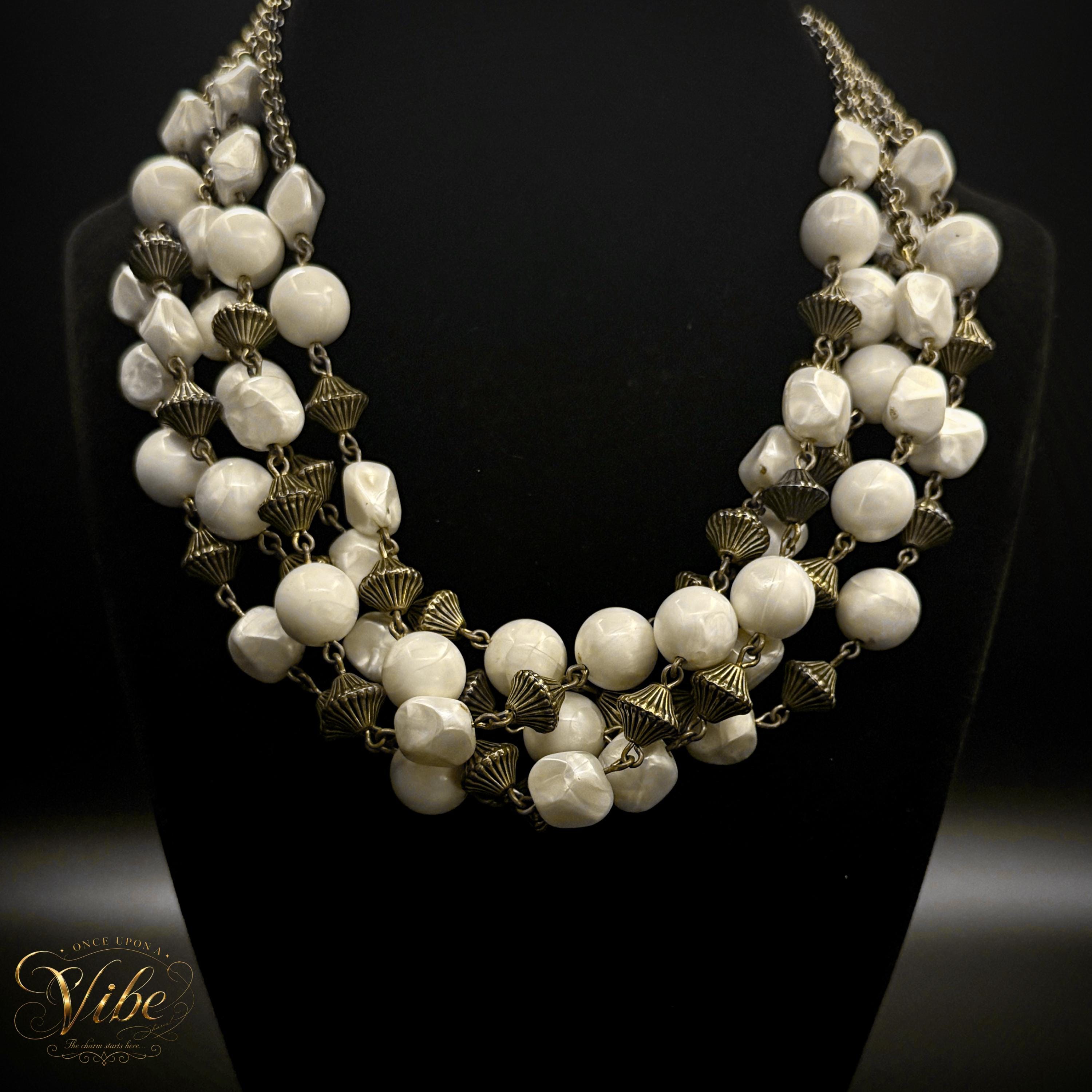 Vintage Multi Strand Trifari Necklace - Etsy