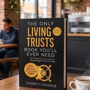 Living Trust Guide and Estate Planning Blueprint | DIY Asset Protection Planner Workbook | Probate Avoidance Digital Book Educational