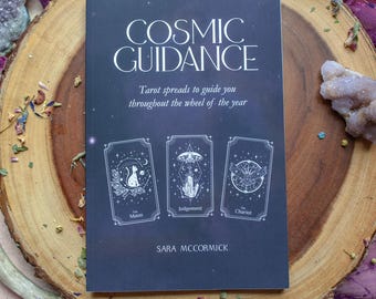 Cosmic Guidance Tarot Book: Astrology & Celestial Spreads