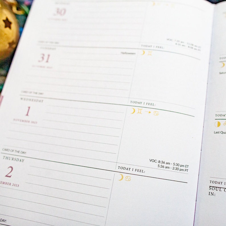 2023 Soul Care Planner Moon Phase Planner Moon Phase Etsy